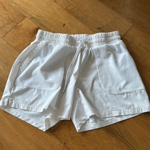 DSG White Running Shorts